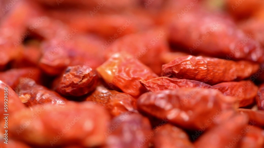 Dried Chillis Background Video (loopable) Dried Chillis Background Video (loopable)