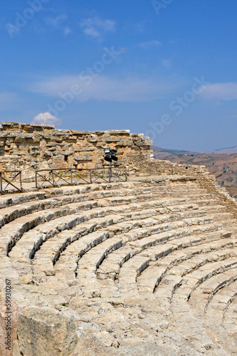 Ancient amphitheater of Segesta Valley - Trapani, Sicily