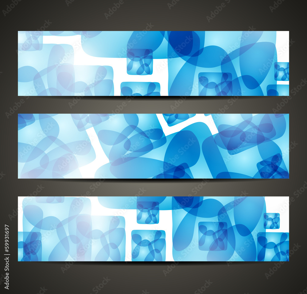 Fototapeta premium banner with abstract pattern