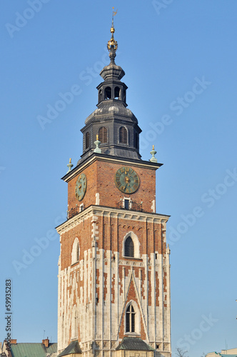 Wieża ratuszowa w Krakowie #59935283