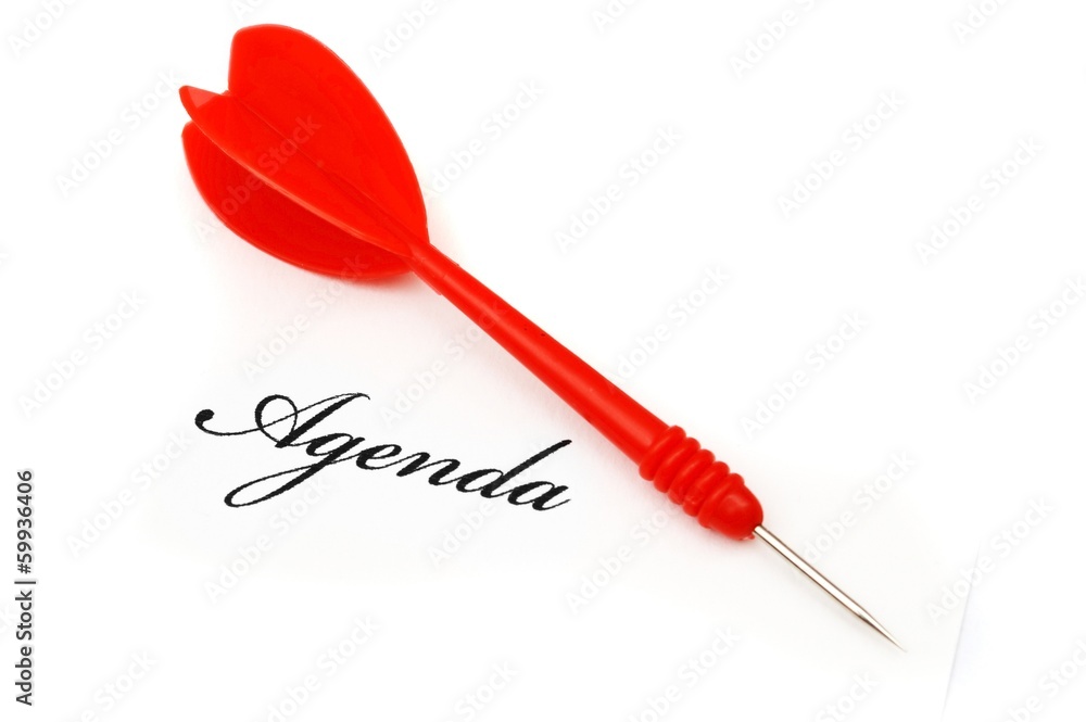 Agenda concept Agenda concept