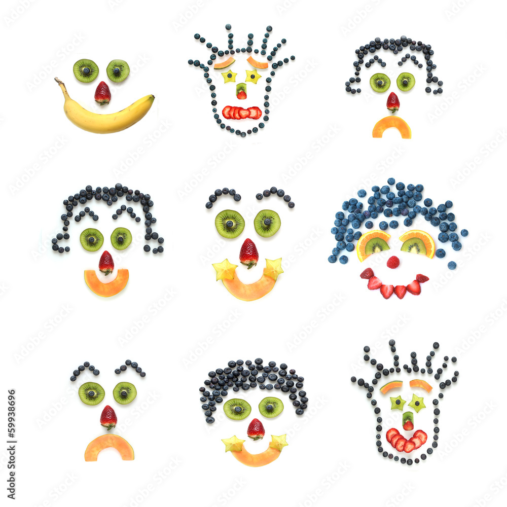 Fruity faces Fruity faces