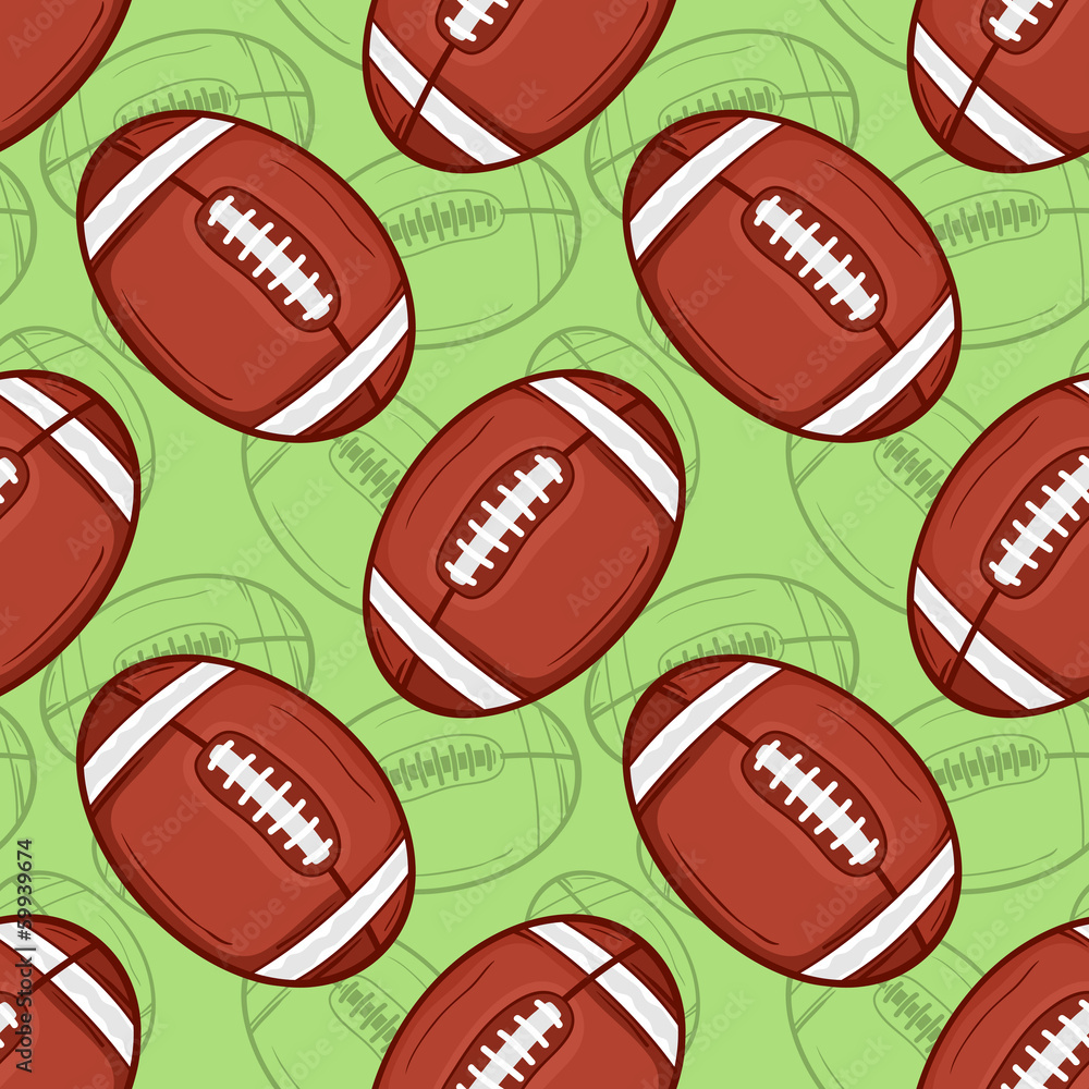 American Football pattern - Sport - #3 American Football pattern - Sport - #3