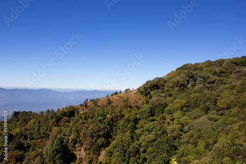 Blue sky Scenic Landscape Appalachian Mountains photo
