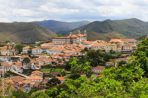 Panoramic view of Ouro Preto, Brazil
