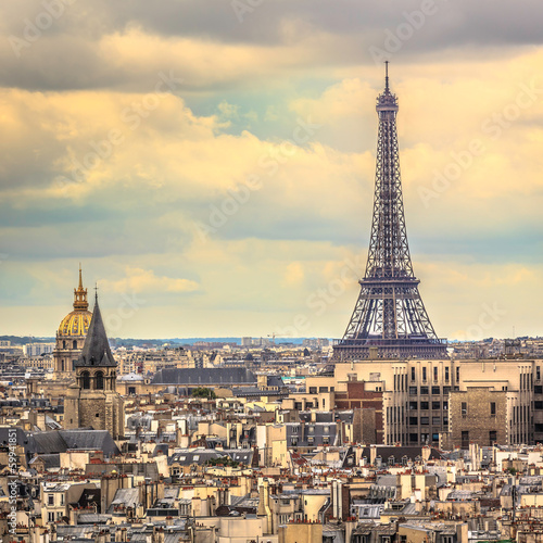 Eiffel Tower in late afternoon ,Paris © marchello74