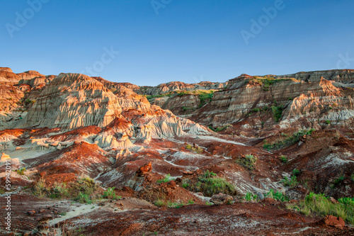 Foto Canadian Landscape: The Badlands of Drumheller, Alberta