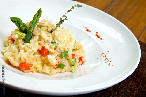 Food in the restaurant