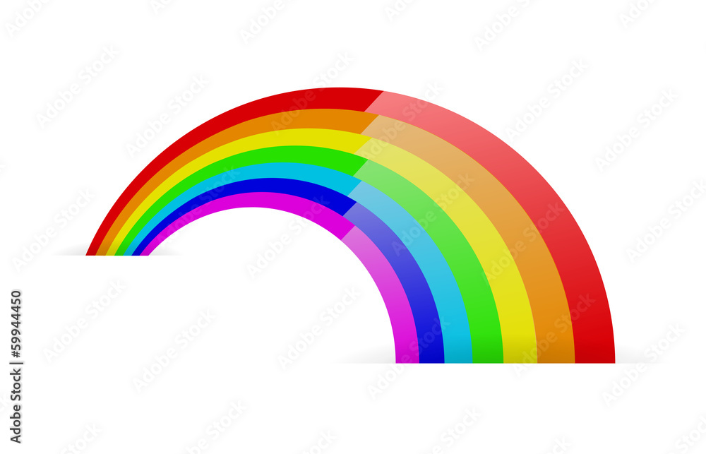 Abstract rainbow symbol Abstract rainbow symbol