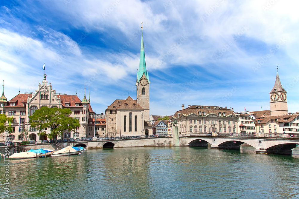 Zurich in summer