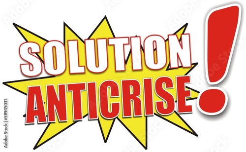étiquette solution anticrise