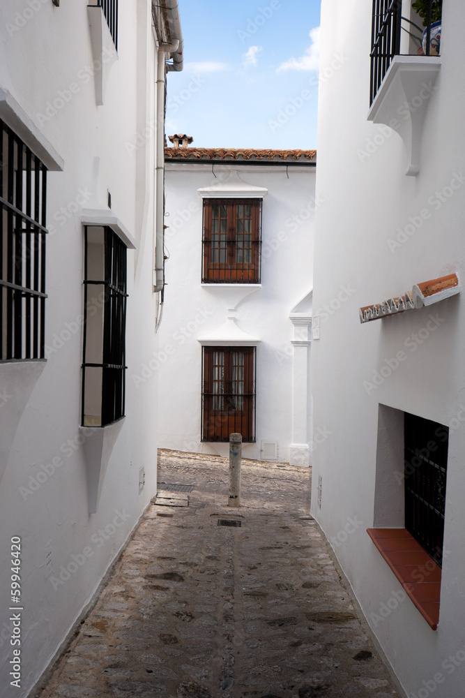 Traditional white houses in Grazalema town, Spain