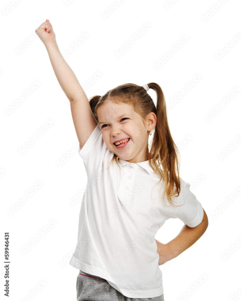 Portrait of a beautiful and confident girl.