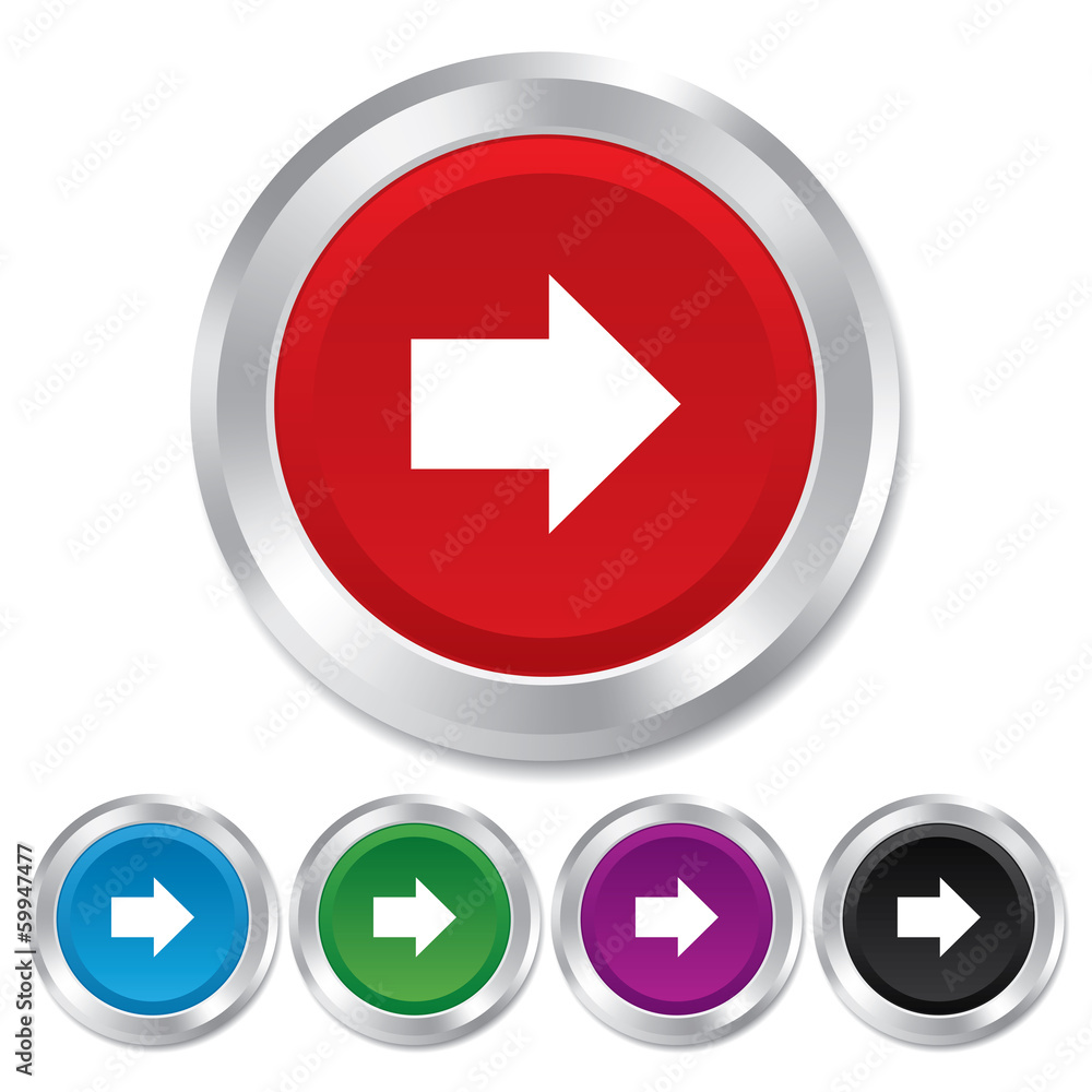 Arrow sign icon. Next button. Navigation symbol Arrow sign icon. Next button. Navigation symbol