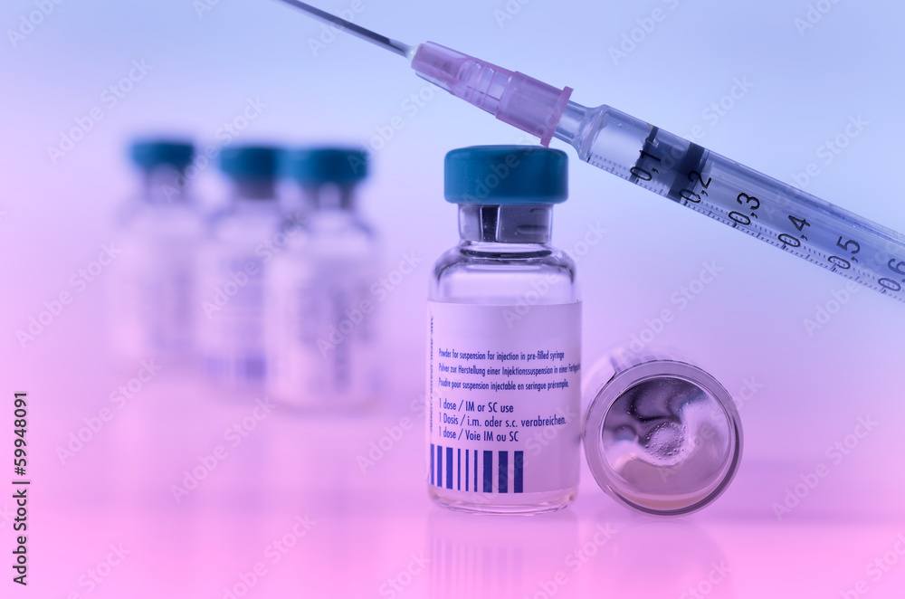 kit d'injection,seringue,flacons,maladies Stock Photo | Adobe Stock