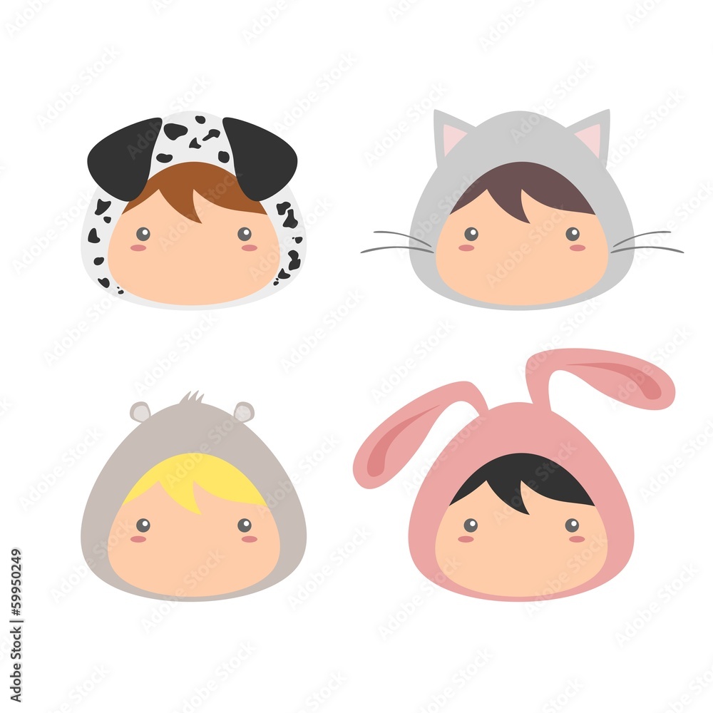 Kids Wearing Pet Costumes