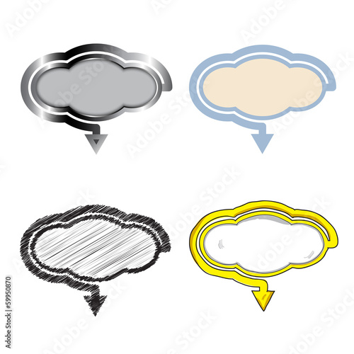 cloud computing symbol 4 version
