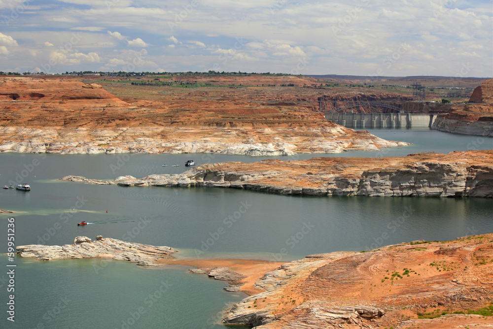 Naklejka premium lake powell, Arizona-Utah