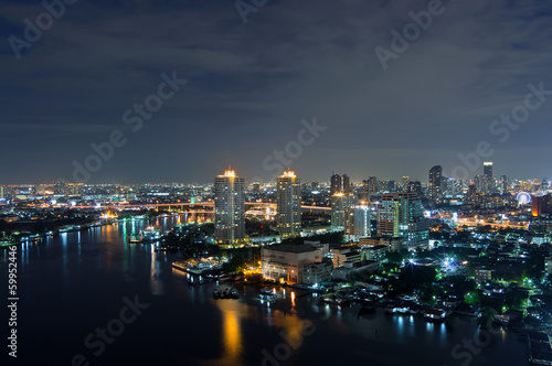Bangkok night view © 24Novembers