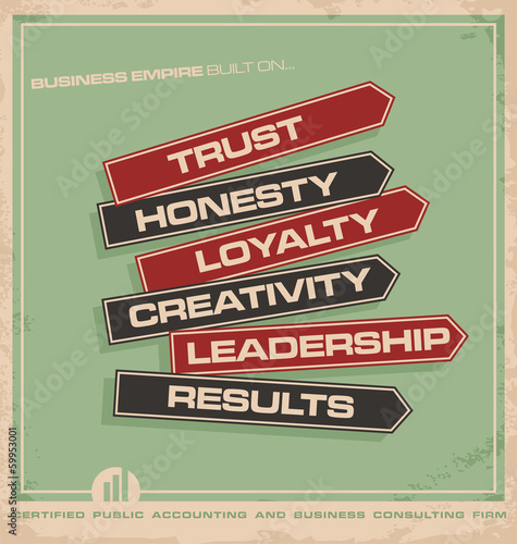 Creative business concept ad design