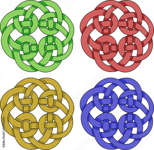 Celtic Knots in various colours
