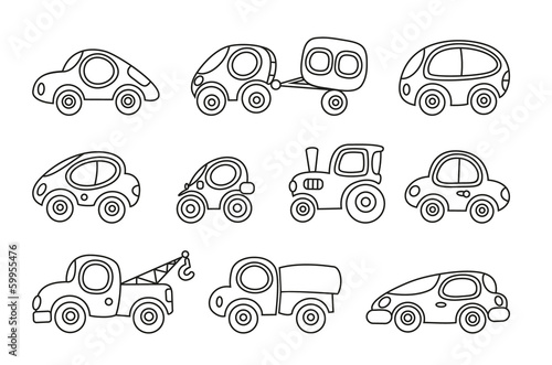small cars set