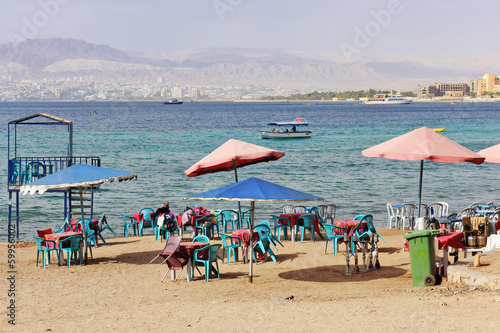 Public beach of Aqaba