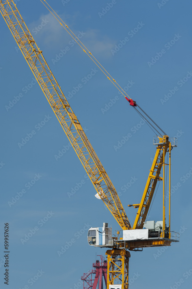 Crane in Construction site