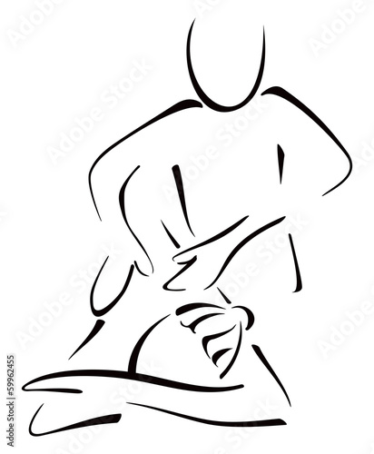 Massage on woman