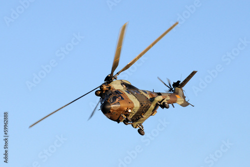 A antitank helicopter on sky photo
