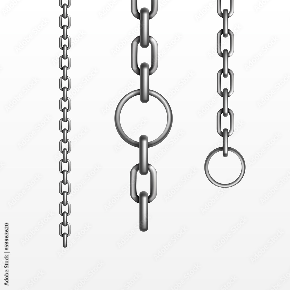 Vector Metal Chain Vector Metal Chain