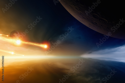 Asteroid impact © IgorZh
