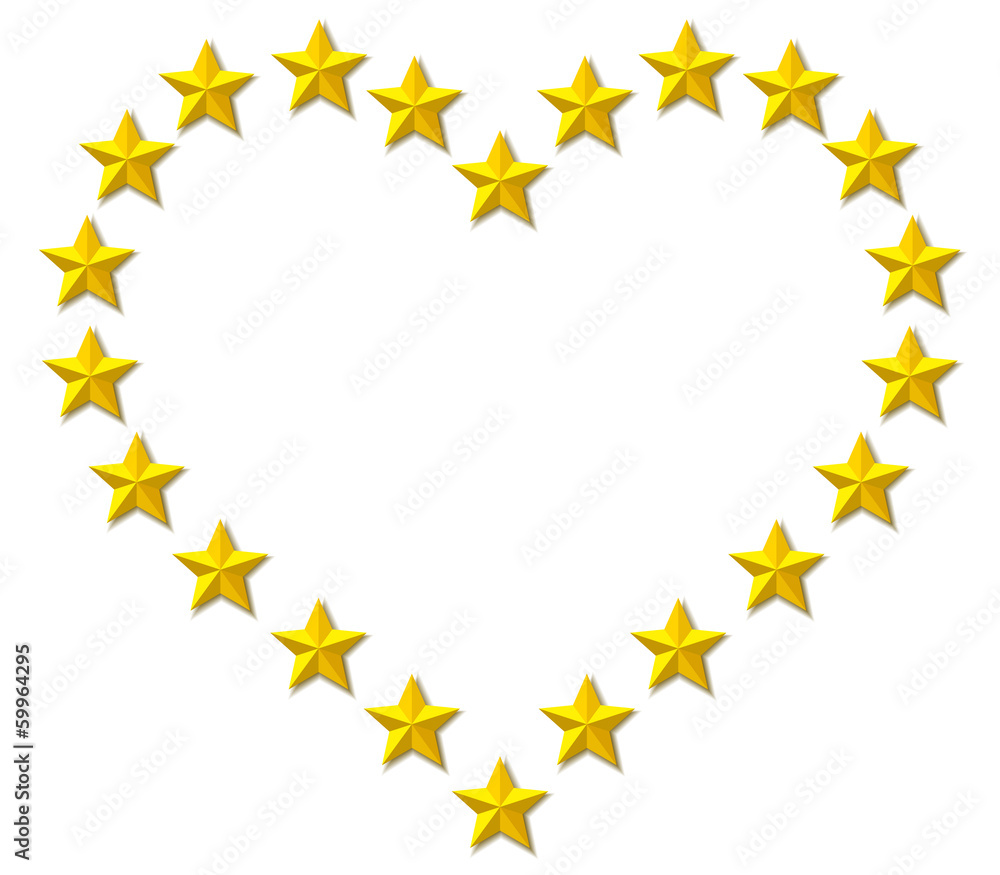 Obraz premium Starry heart