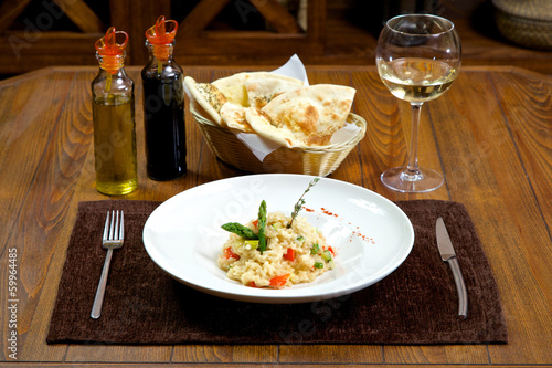 Food in the restaurant