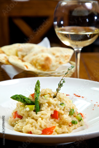 Food in the restaurant