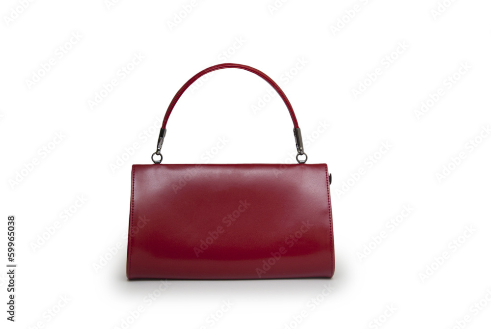 Elegant woman bag on white Elegant woman bag on white