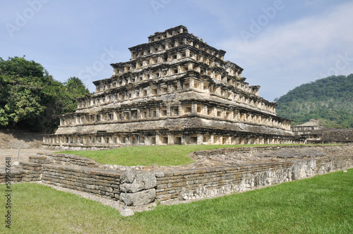 Pyramid of the Niches, El Tajin (Mexico) #59967648