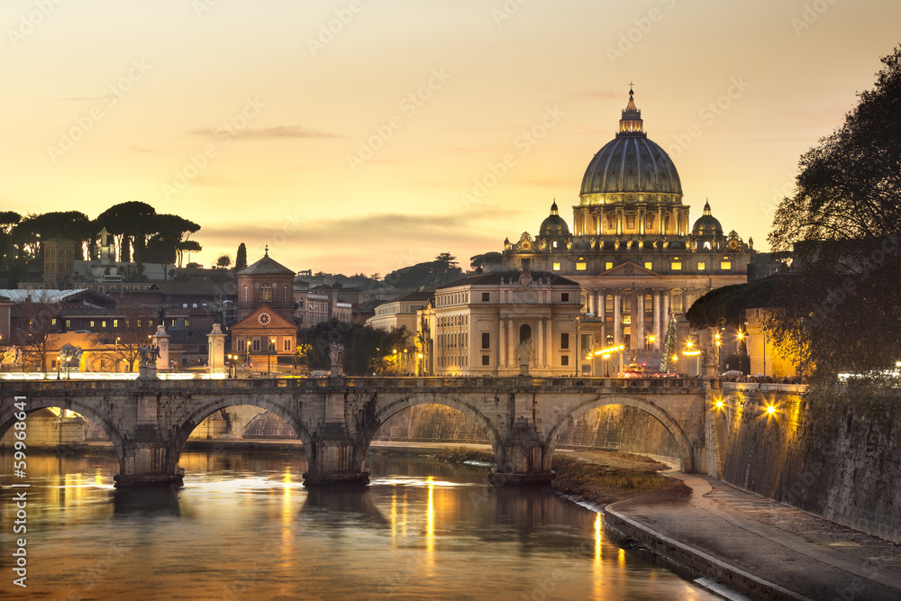 Fototapeta premium Bazylika Świętego Piotra w Rzymie