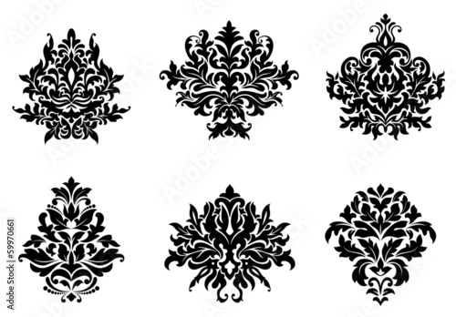 Floral and foliate design elements