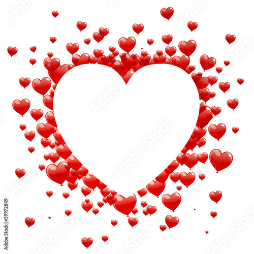 Vector Illustration of a Valentines Day Card