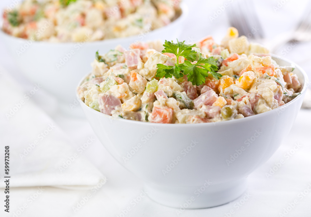 traditional russian salad traditional russian salad