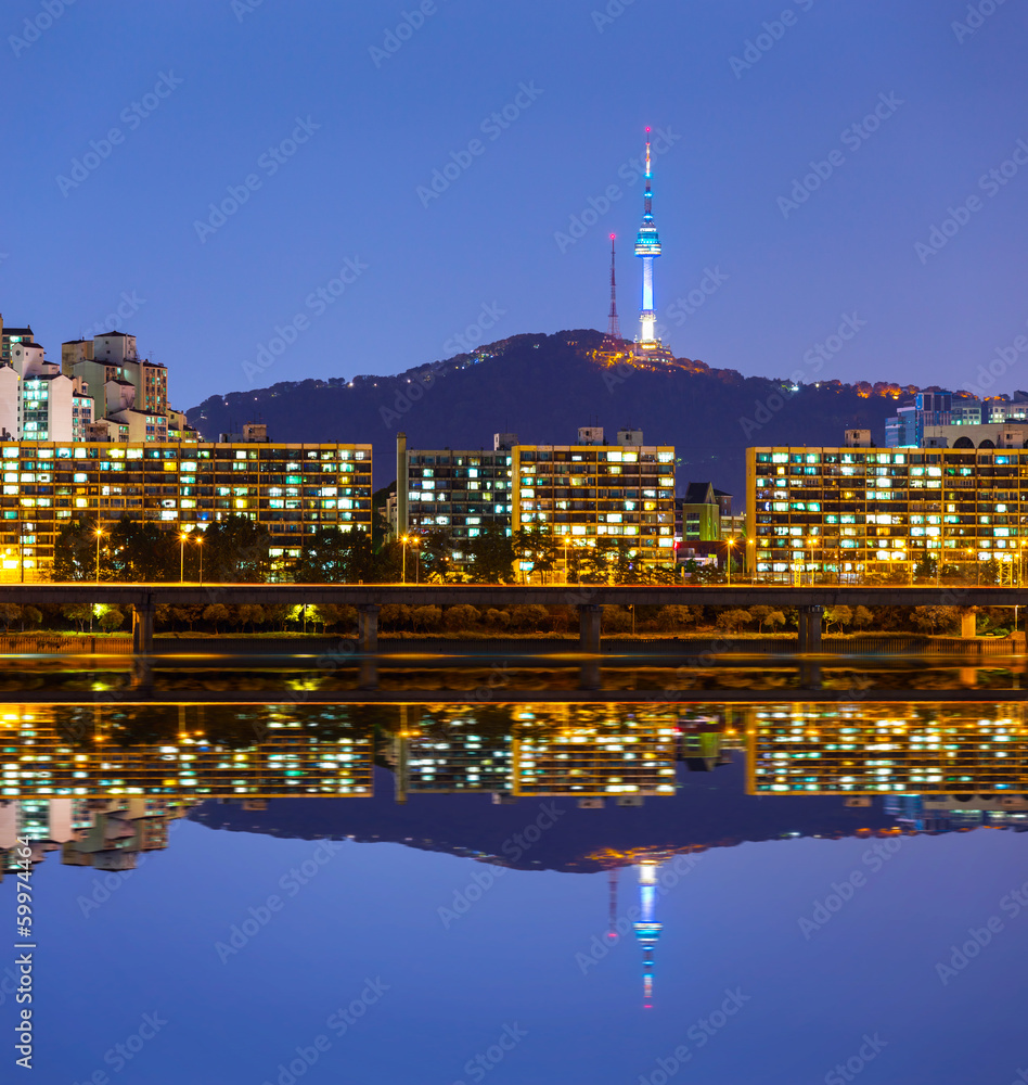 Fototapeta premium Seoul city