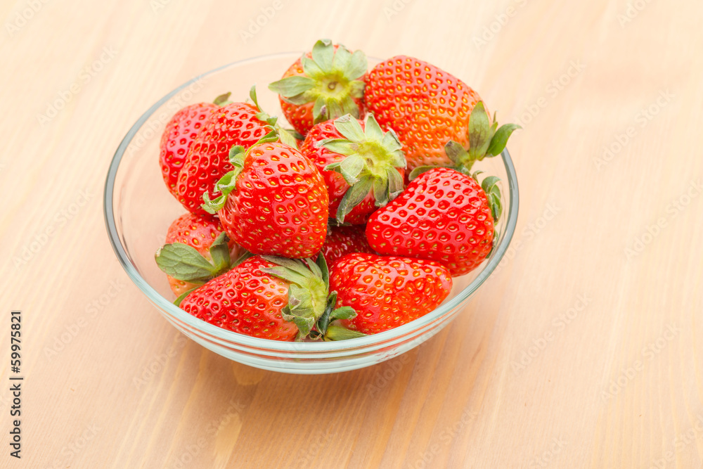 Strawberry in bowl Strawberry in bowl