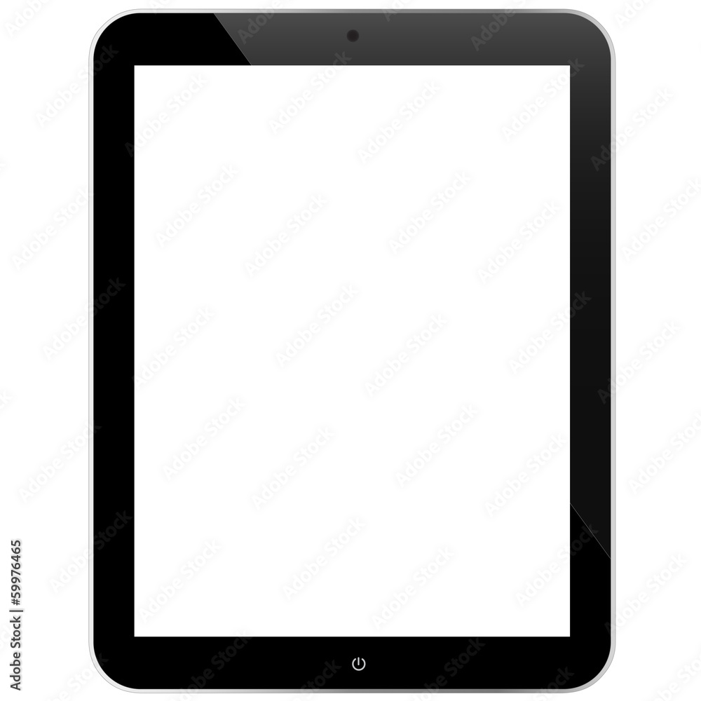 Tablet pc computer with blank screen Tablet pc computer with blank screen