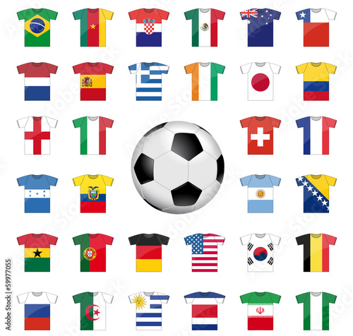 Équipes Coupe du monde de Foot photo
