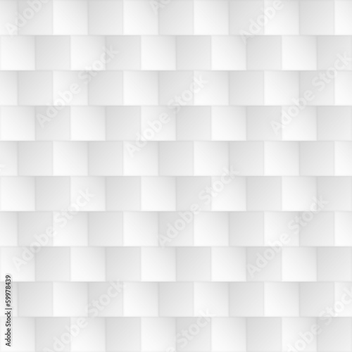 Abstract white seamless geometric pattern, texture