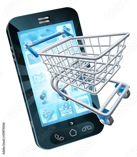 Shopping cart mobile phone