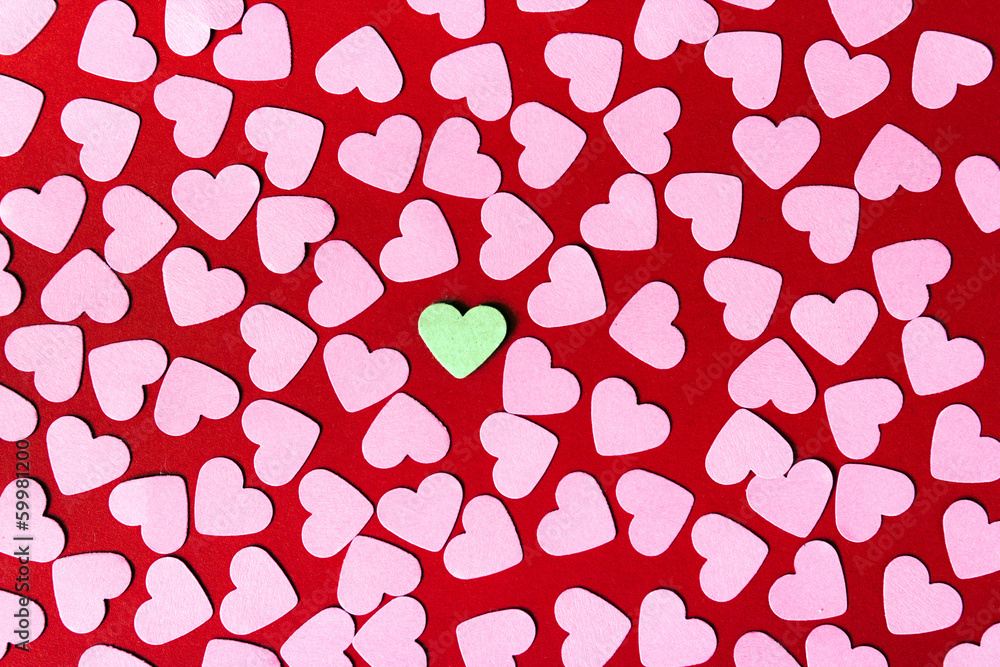 Red card for a Valentine's day Red card for a Valentine's day