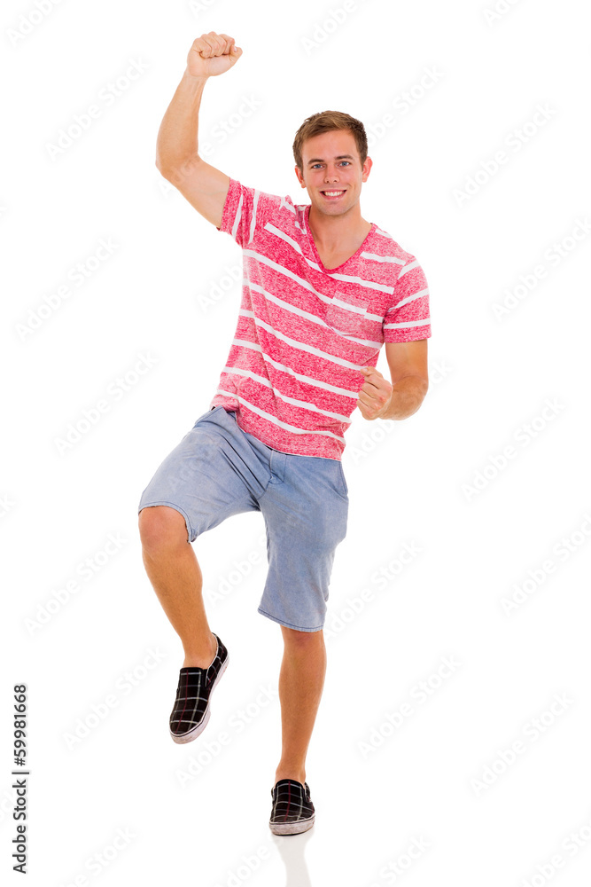 happy young man happy young man