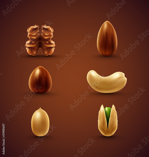 Set of nuts